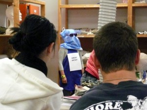 Great Artist watched in Sculpture Class